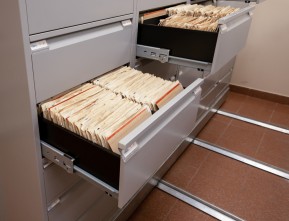 Архивные стеллажи для хранения картотек