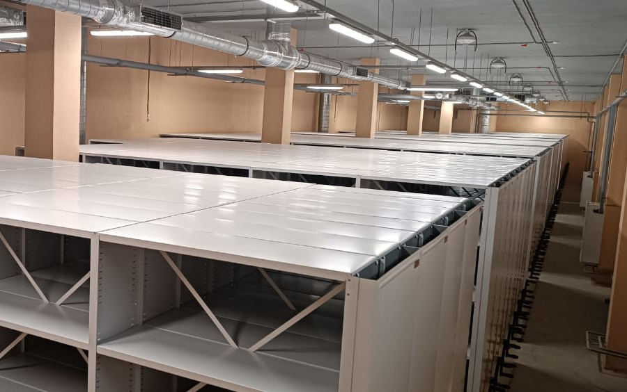 мобильные стеллажи для архива